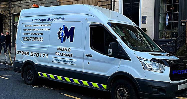 maxflo drainage company van